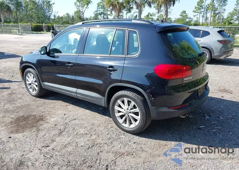 2018 Volkswagen Tiguan Limited 2.0T from USA, damaged, VIN WVGAV7AXXJK005556